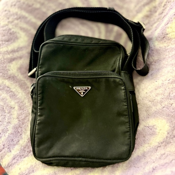 Prada Black Unisex Messenger Bag